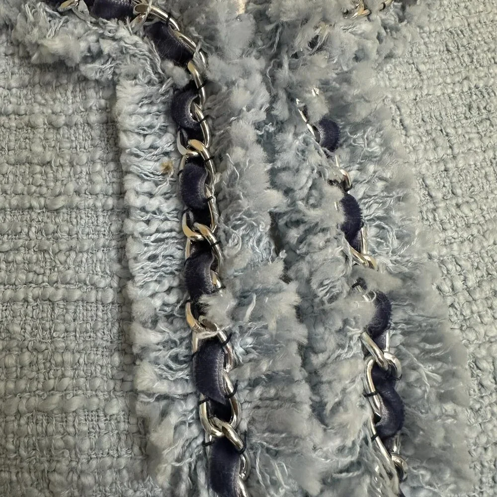 Boston Proper, Vintage jacket, Two tone blue, Size 16 - Picture 6 of 16